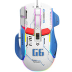 Wired Gaming Mouse with RGB Lighting and 12800 DPI